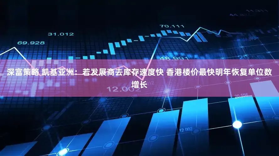 深富策略 凯基亚洲：若发展商去库存速度快 香港楼价最快明年恢复单位数增长
